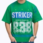 تی شرت مردانه Striker سبز کد MT822